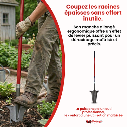 Rootslayer XL Extended Handle Shovel